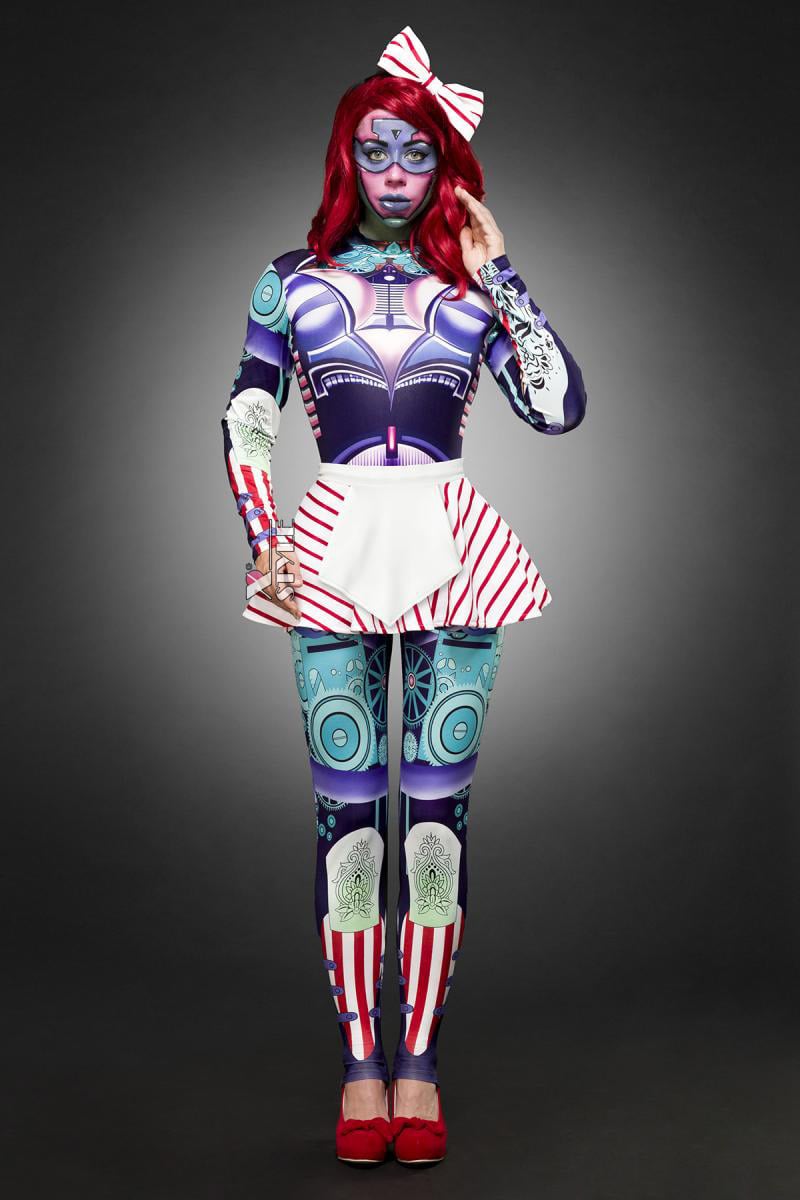 Robot Waitress Costume, 7