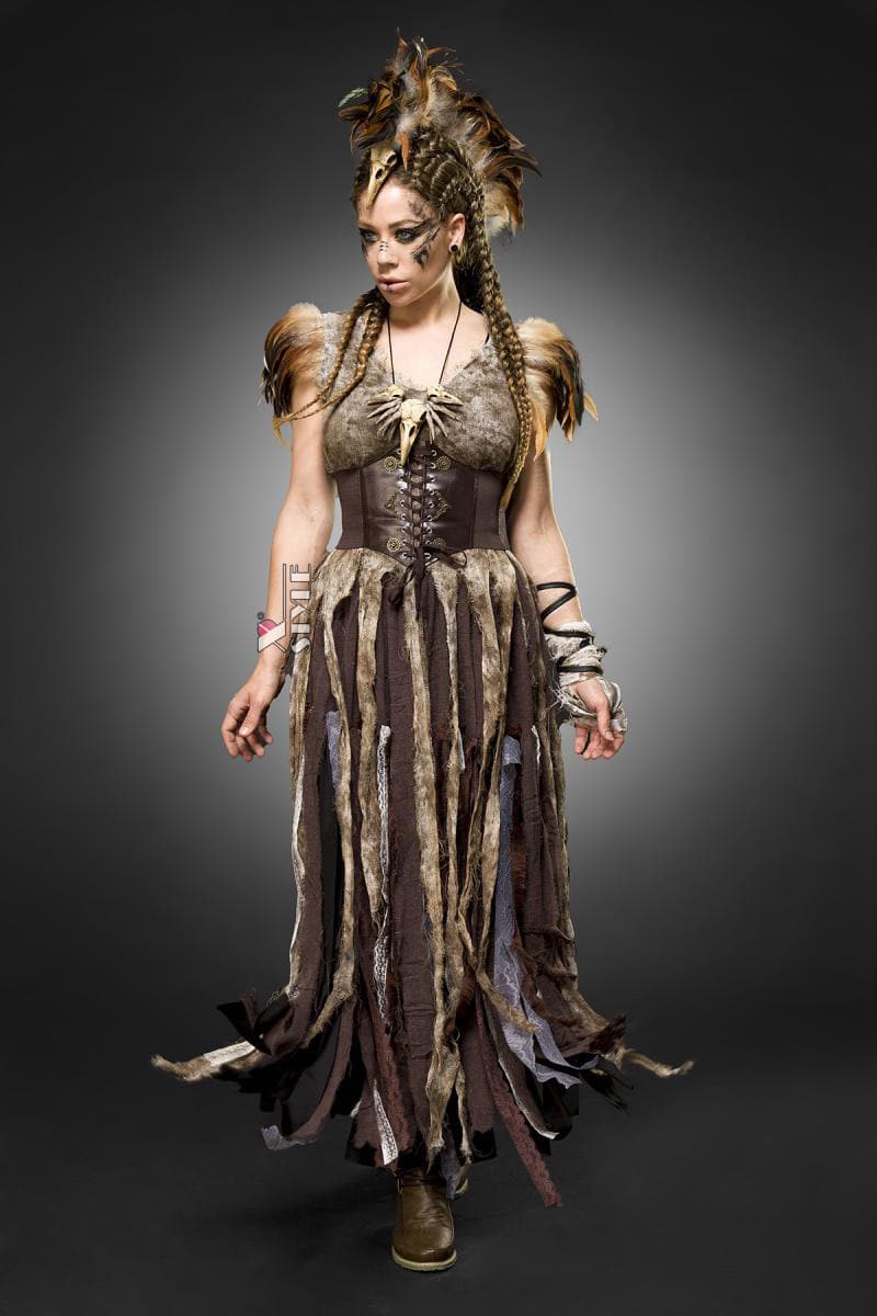 Apocalyptic Warrior Carnival Costume for Women, 9