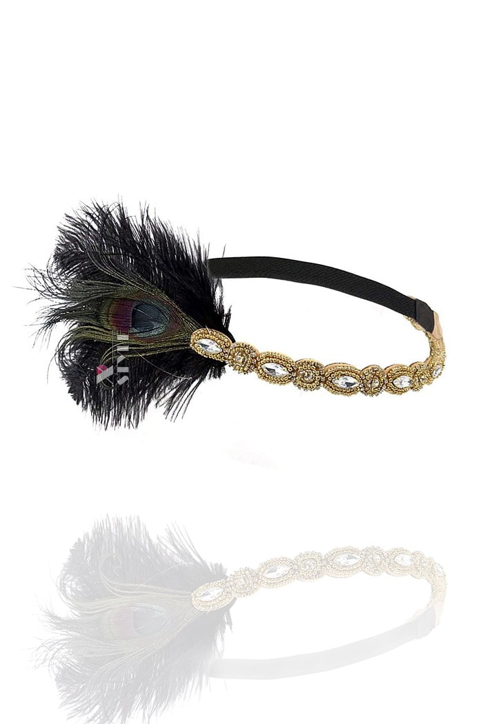 1920s Feather Headband UV244, 5