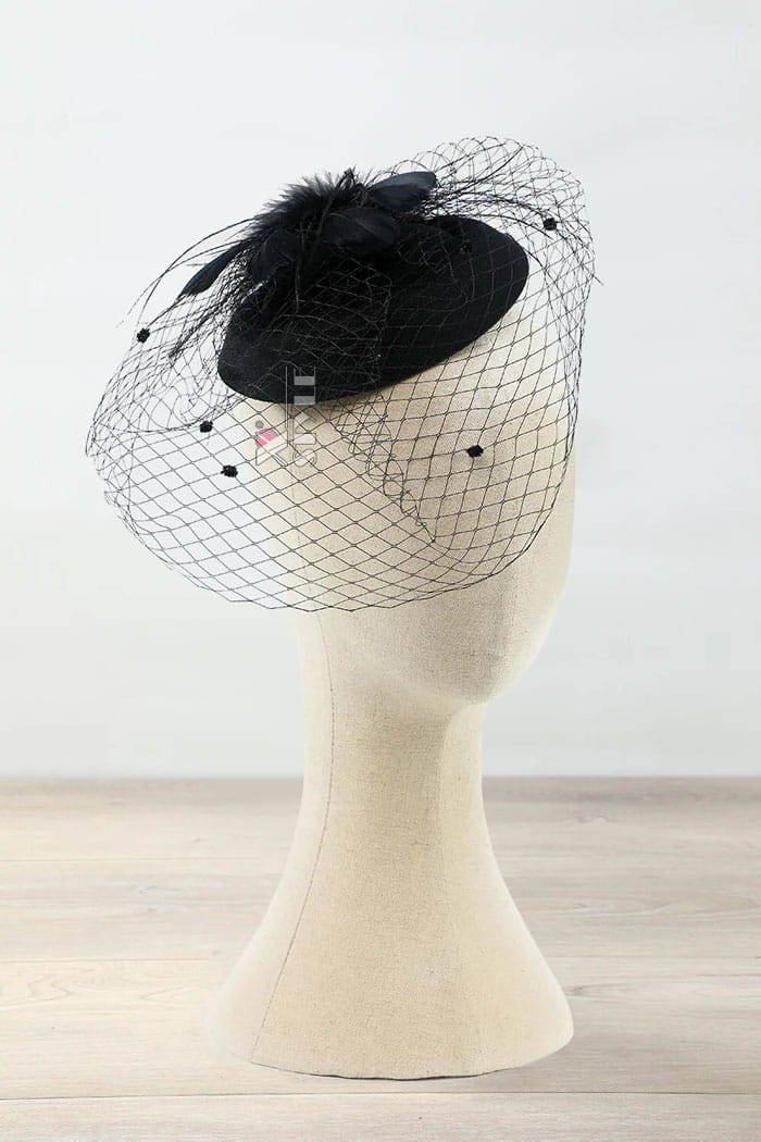 Fascinator Gatsby Veil Hat, 3