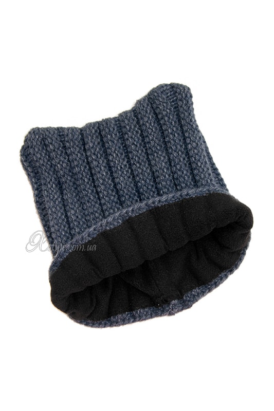 Winter Knit Hat with Cat Ears (Lined), 5