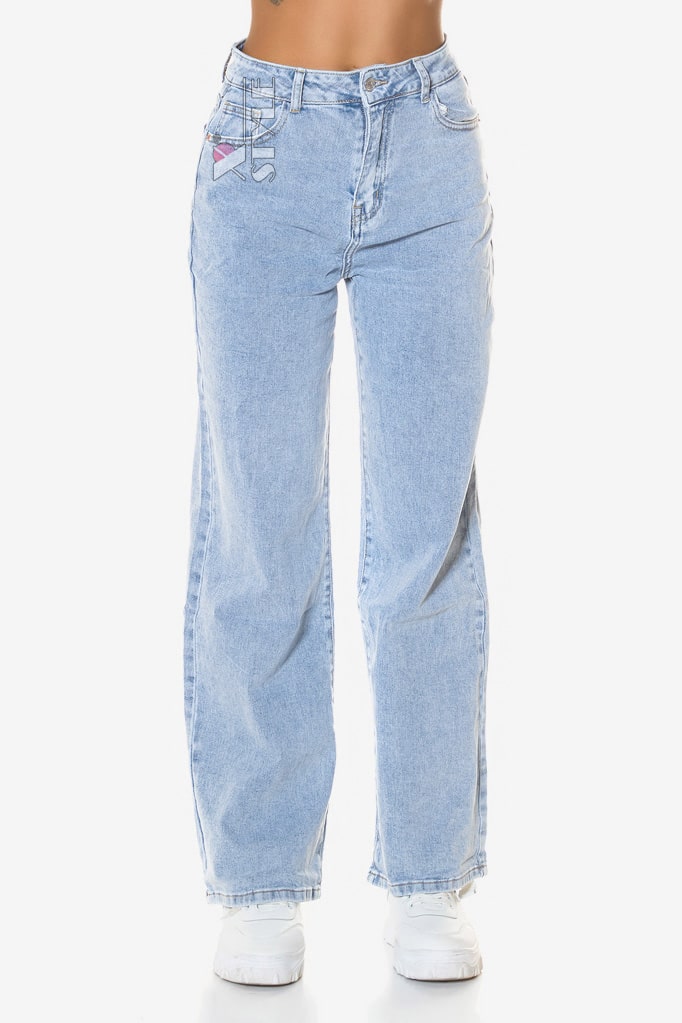 Широкие джинсы палаццо J270, 5