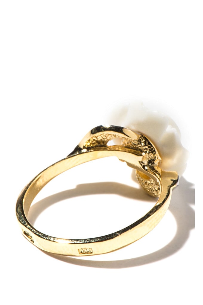Katarina Ring (Gold-plated with Rhodium), 5