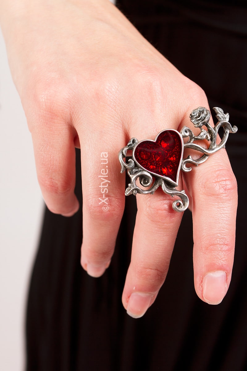 Alchemy Gothic Two Finger Ring, 3