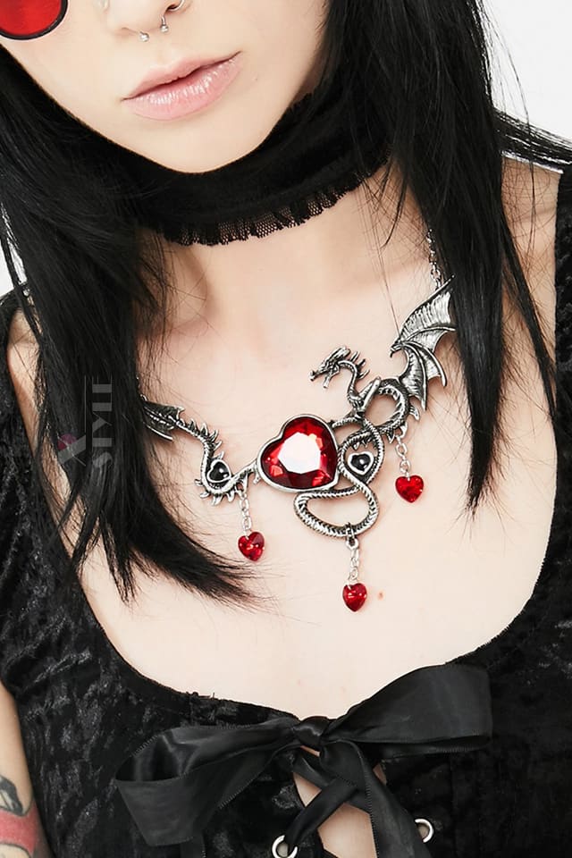 Heart Keeper Dragon Necklace, 7