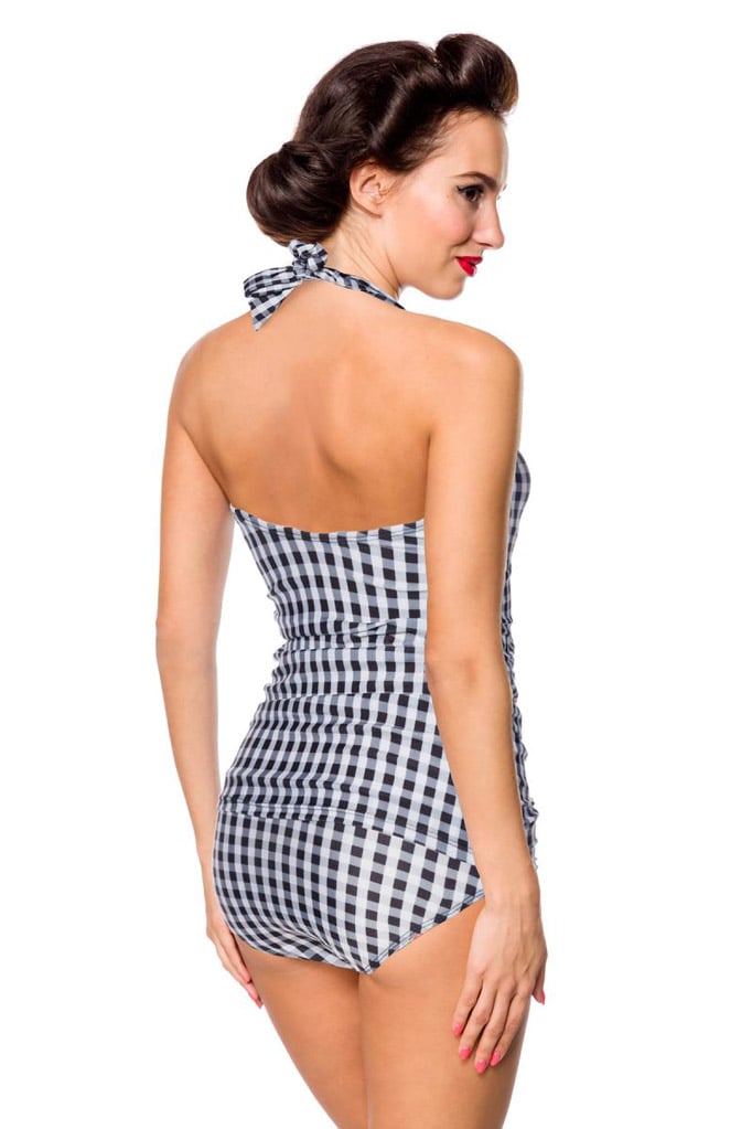Checkered Retro Swimsuit, 3