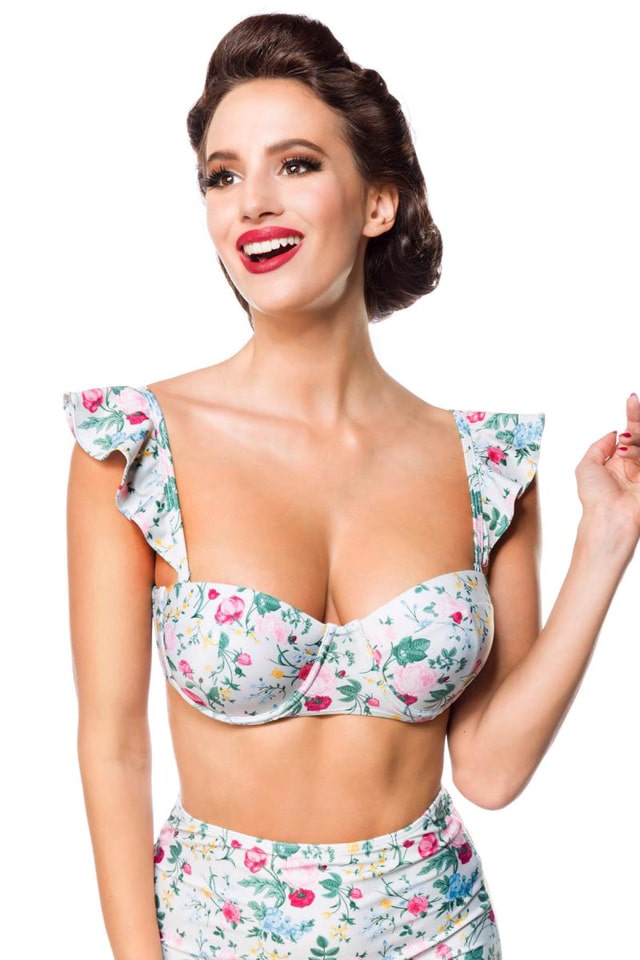 Floral Swimsuit with Interchangeable Straps, 9