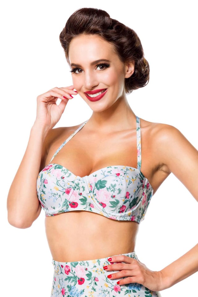 Floral Swimsuit with Interchangeable Straps, 5