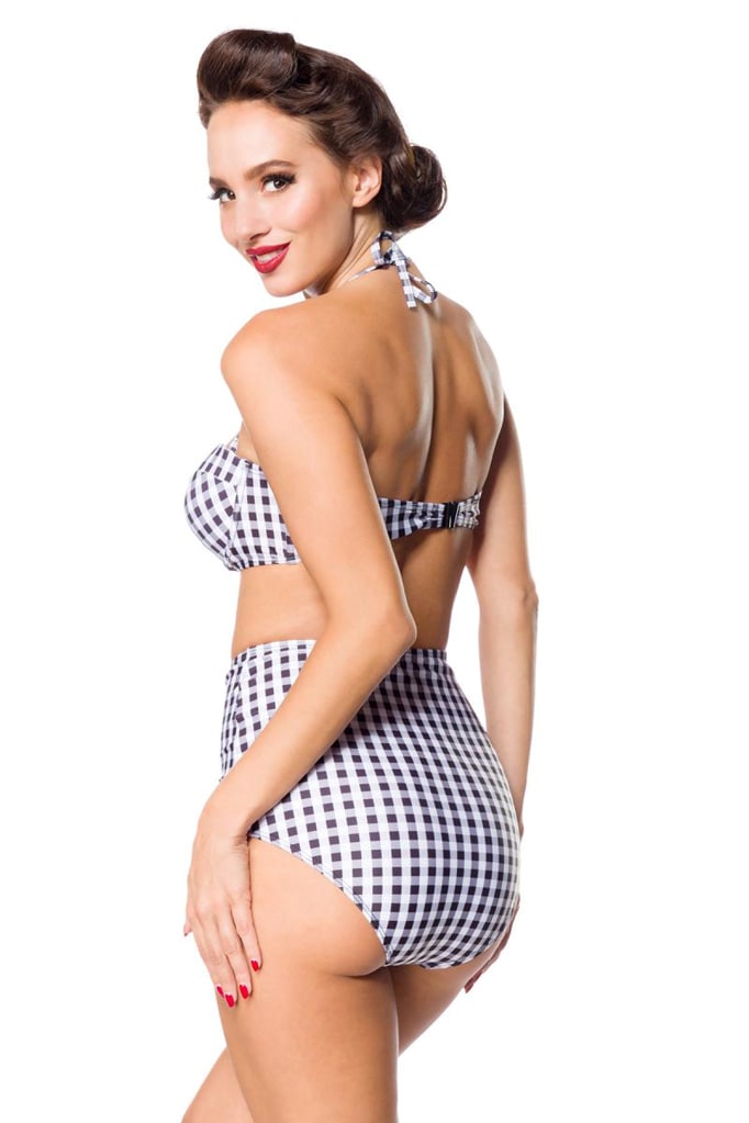 Retro Checkered Swimsuit, 5