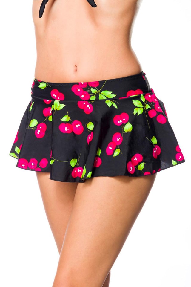 Retro Swimsuit with a Skirt, 9