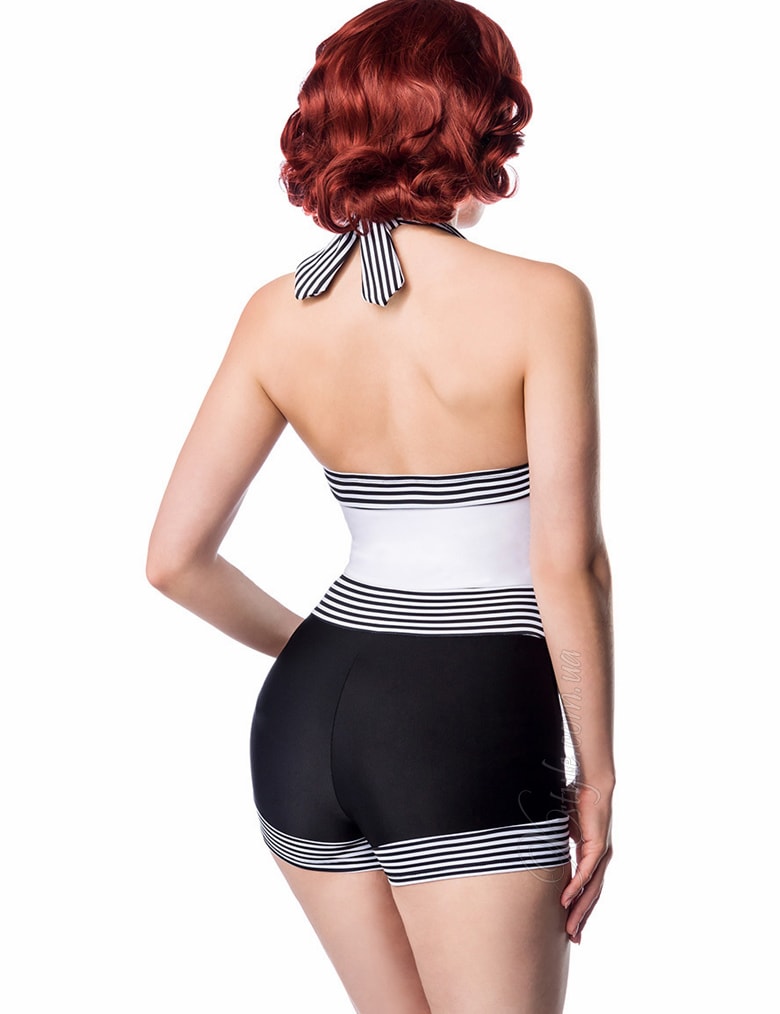 Retro Swimsuit with Shorts, 7