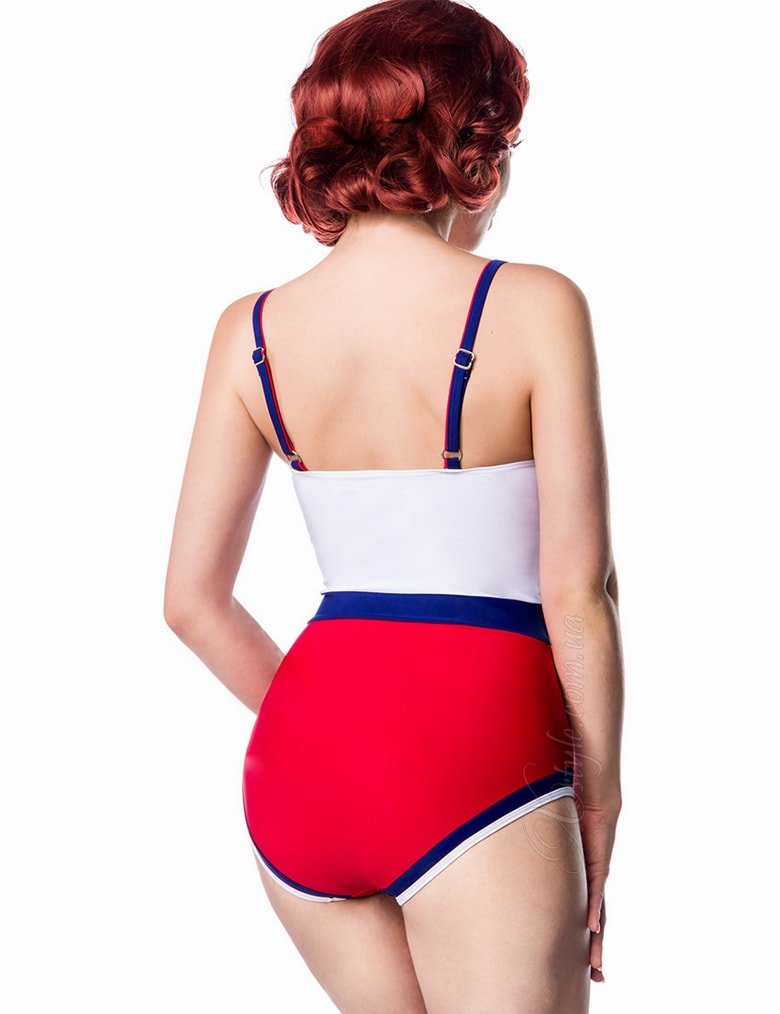 Belsira Vintage Monokini Swimsuit, 3