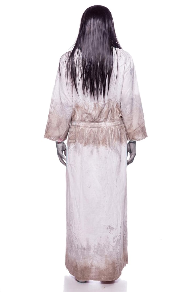 Creepy Girl Carnival Costume (dress, wig), 3