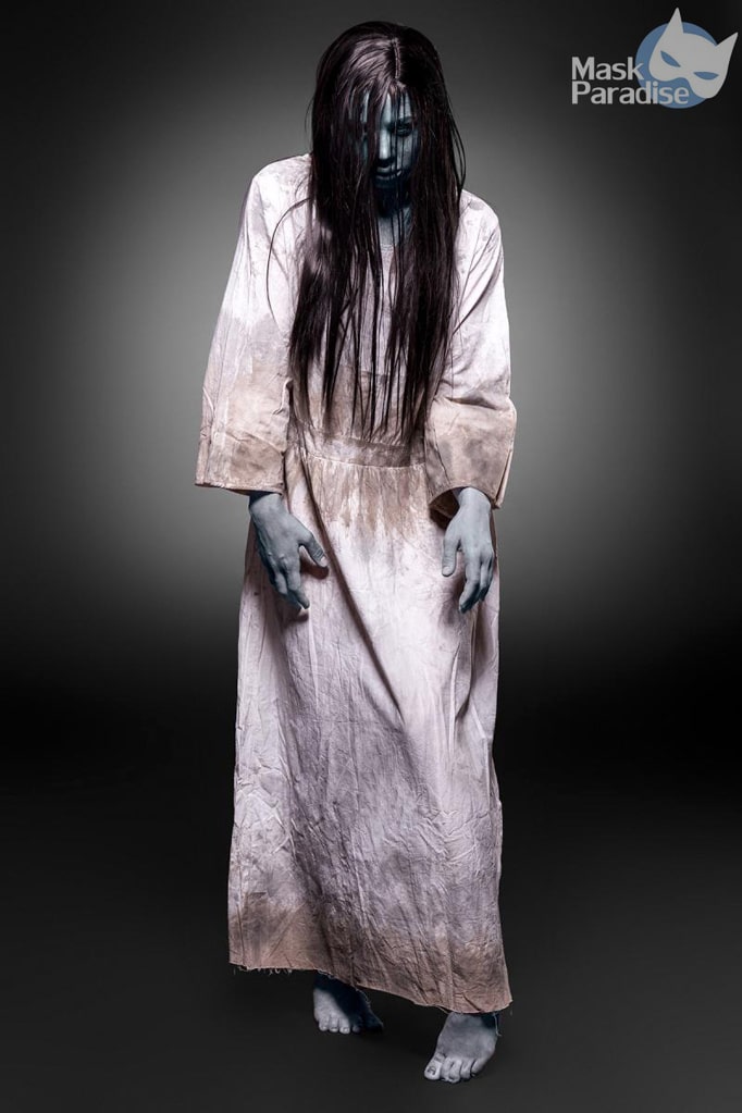 Creepy Girl Carnival Costume (dress, wig), 5