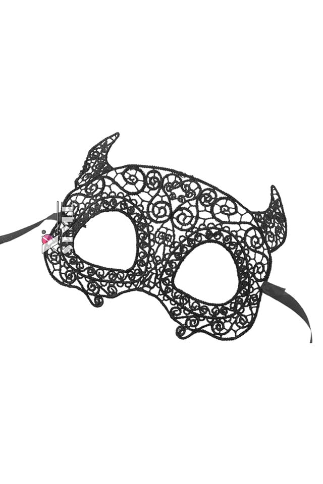 Карнавальная маска с ушками Demon Inside, 5