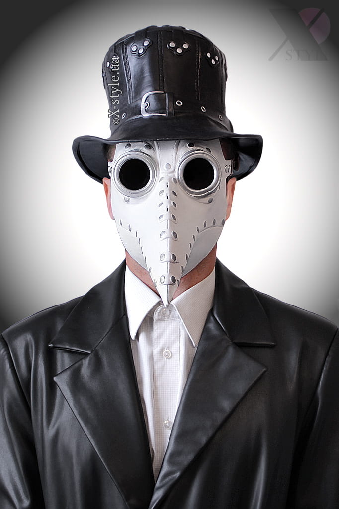 White Plague Doctor Mask XA1072, 9
