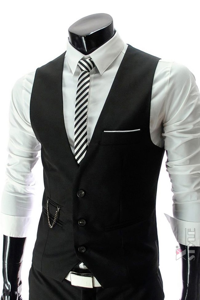 Men's Vest with Chain X3016, 3