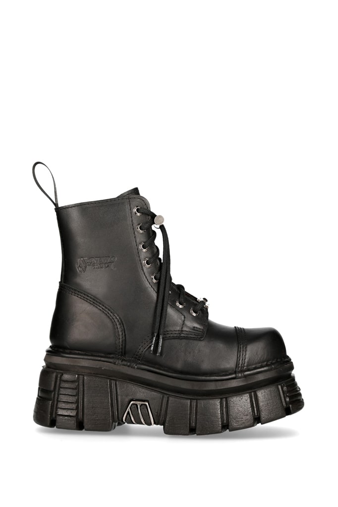 W310065 Leather Platform Boots , 11