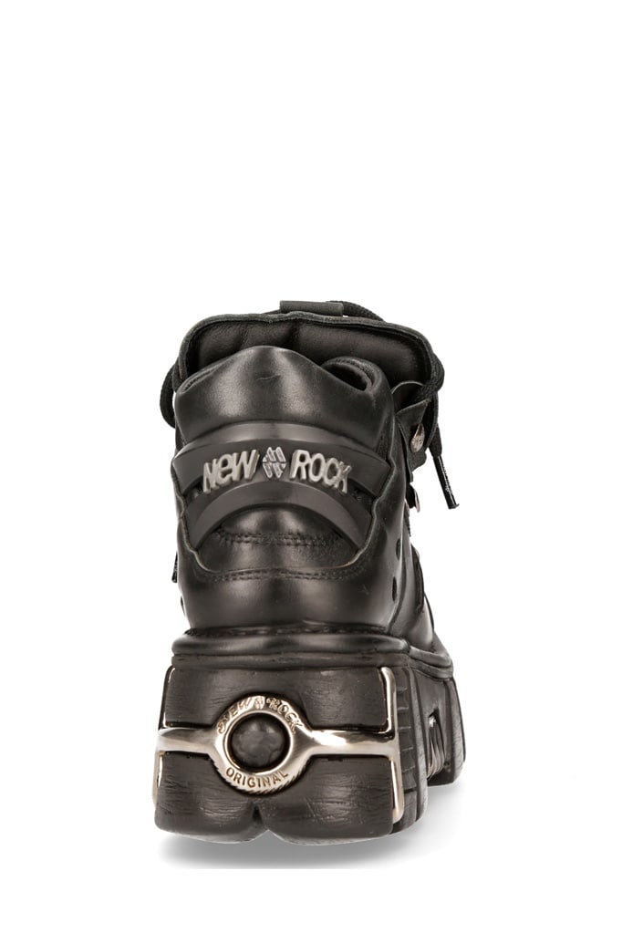 New Rock Platform Leather Boots, 5