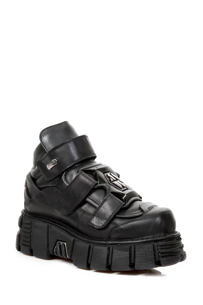 Чорні шкіряні черевики N4016 ITALY, 7