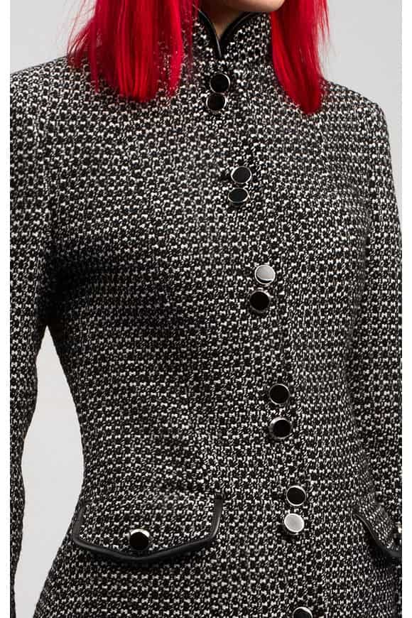 Tweed Demi-Season Women's Coat Х4058, 7