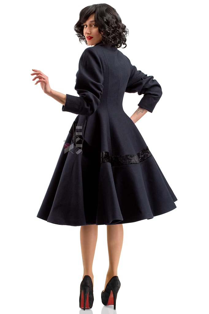 Вінтажне пальто з натуральної вовни X-Style, 3