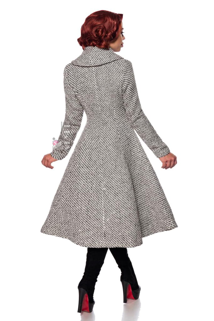 Винтажное женское пальто с шалевым воротником Belsira, 3