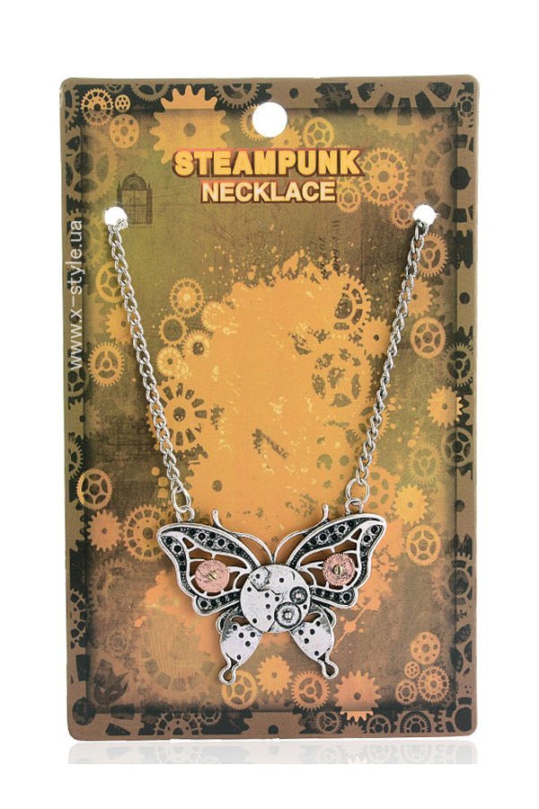 Steampunk Butterfly Pendant X7056, 5
