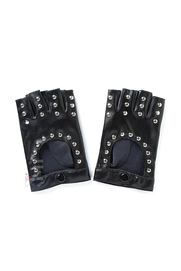 Women's Leather Gloves with Studs X1190, 11
