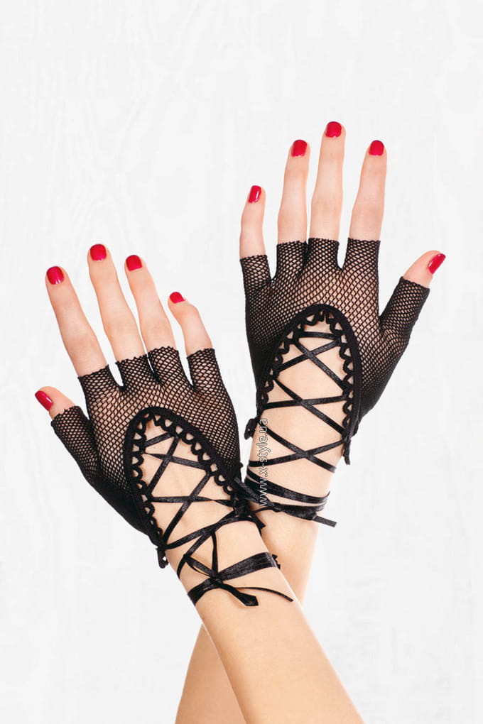 Amynetti Fingerless Mesh Gloves, 5