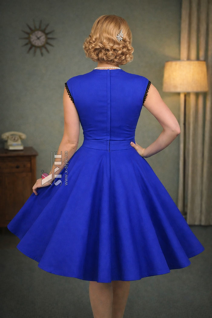 Винтажное платье в стиле 50-х с подъюбником, 3