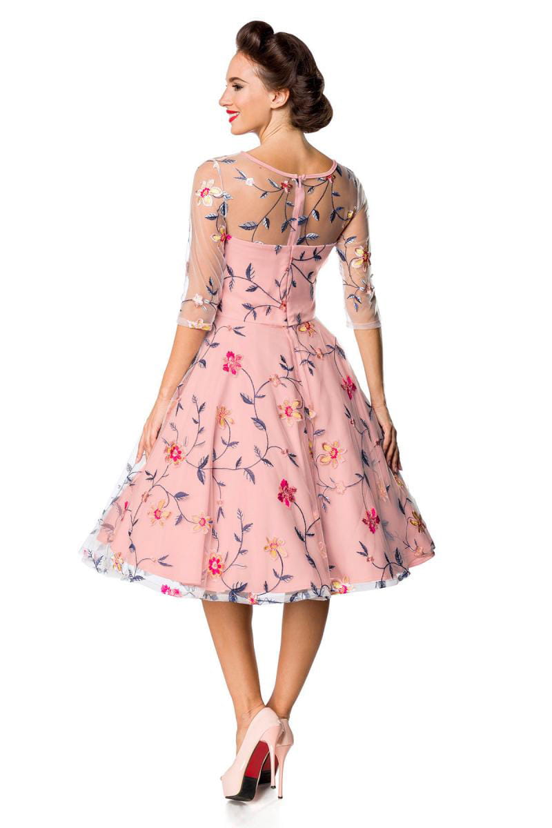 Винтажное платье с вышитыми цветами Belsira, 7