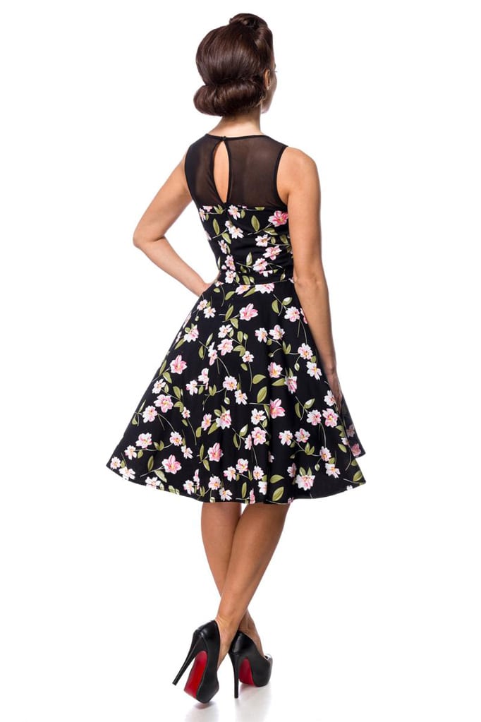Платье в стиле Ретро с цветочным узором B5516, 9