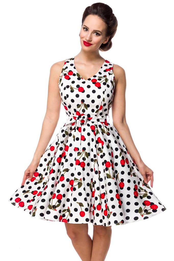 Belsira Cherry Pin-Up Dress, 9