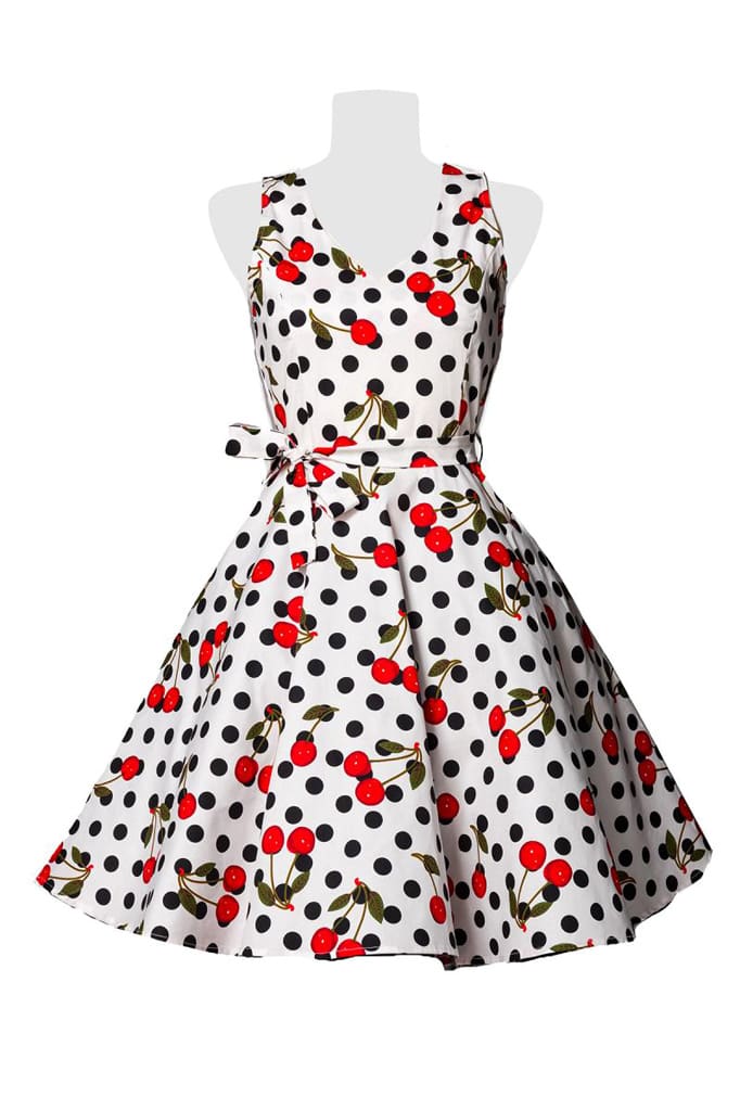 Belsira Cherry Pin-Up Dress, 7