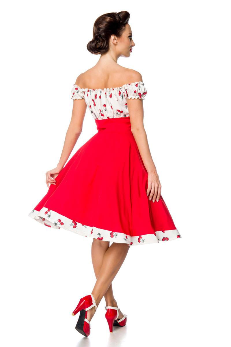 Red Rockabilly Dress with Cherries, 5