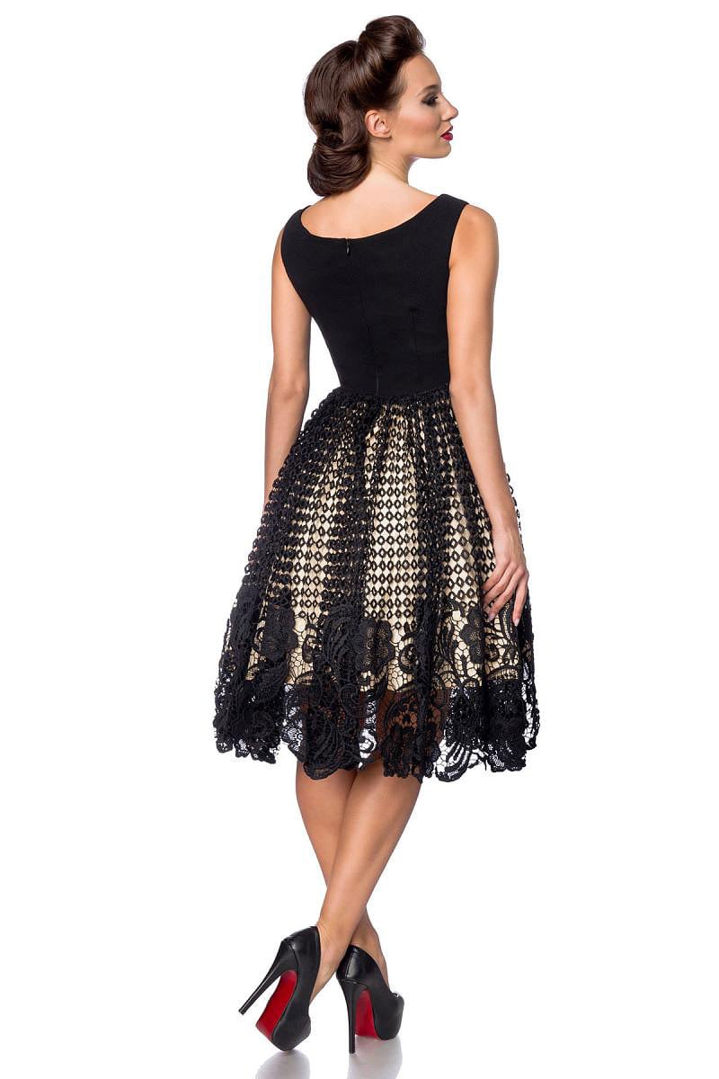Vintage Premium Dress with Lace Skirt B484, 7