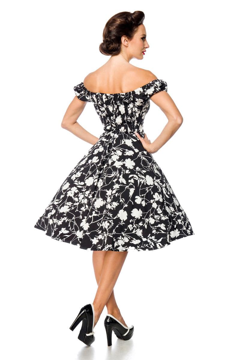 Floral Swing Dress with Puff Sleeves, 7