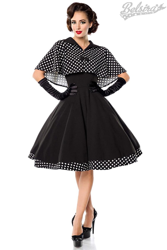 Платье в стиле 50-х с шалью, 11