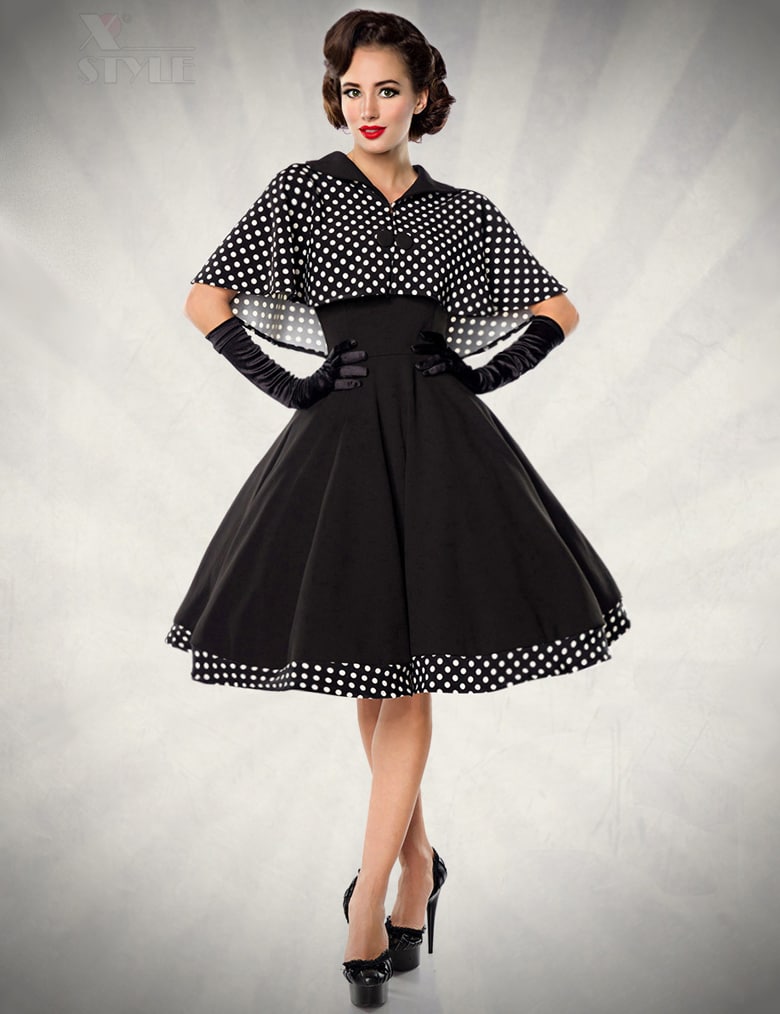 50's Swing Dress with Cape, 13