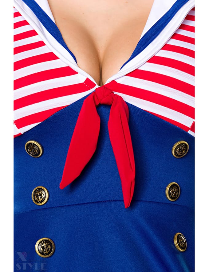 Belsira Navy Style Swing Dress, 3