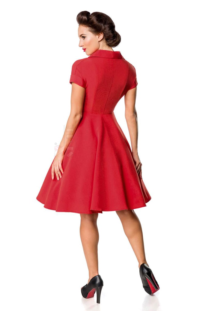 Красное платье Retro B5401, 5