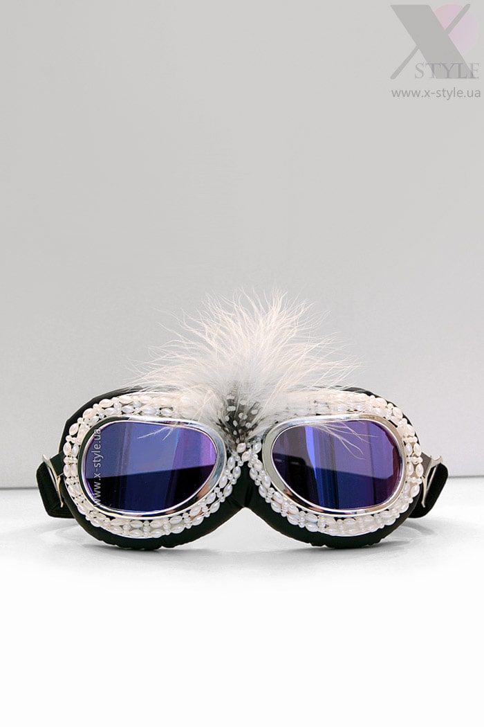 Фестивальні окуляри з тонованими стеклами в стилі Burning Man, 3