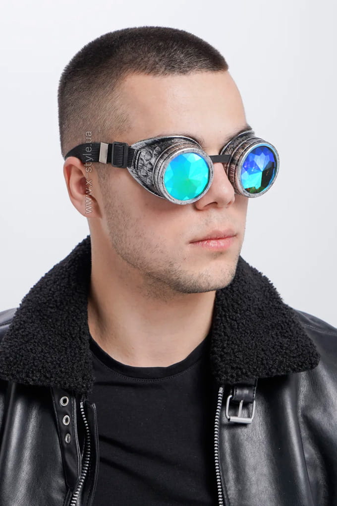 Фестивальні окуляри-гоггли з двома комплектами лінз, 3