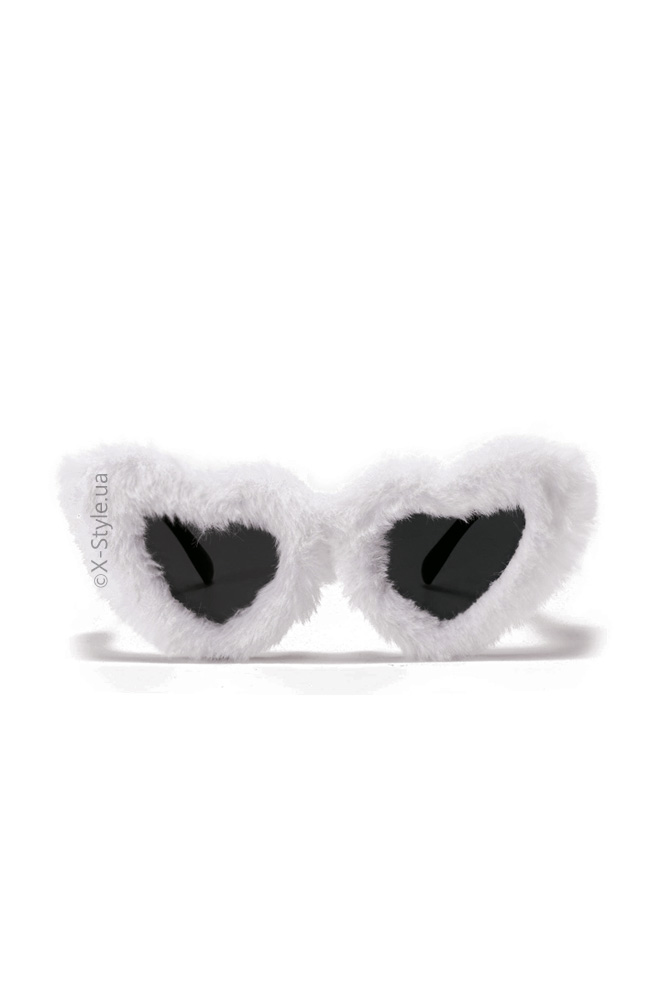 Пушистые очки в фестивальном стиле X5151, 3