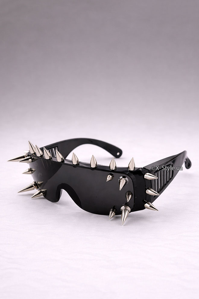 Y2K Nomada Moto Spiked Glasses, 15