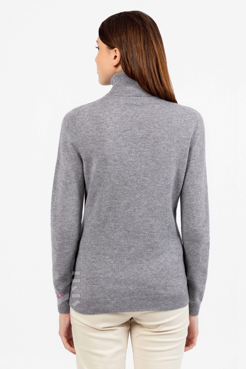 Women's Turtleneck Sweater with Wool XC1031, 5