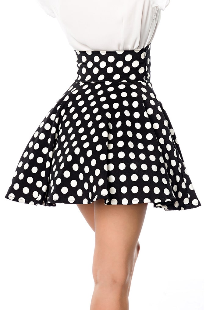 Belsira Short Polka Dot Skirt, 3