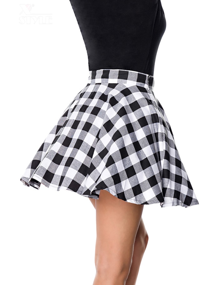Plaid Flared Summer Swing Skirt, 9