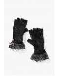 Ажурные перчатки без пальчиков UF224
